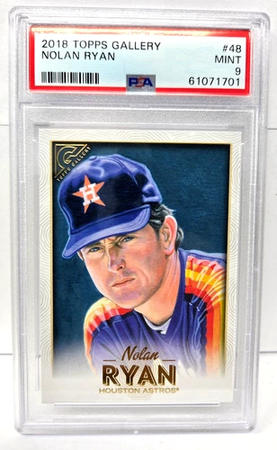 2018 Topps Gallery NOLAN RYAN Baseball Card PSA 9 MINT