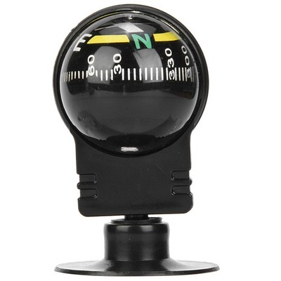 2 Stück LC282 ABS Tragbarer Autokompass Mit Saugnapf Navigationshilfen Für