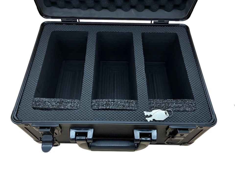 Sammelkoffer Slab Case Sammelkarten Suitcase 3 Fächer PSA/ CGC/ BGS/ AP/PGS/ GSG - Bild 3 von 4