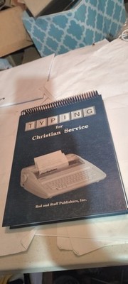 Typing for Christian Service book pupil version 2009  spiral bound