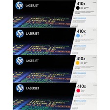 Genuine HP 410X High Yield Toner Set CF410X CF411X CF412X CF413X CMYK