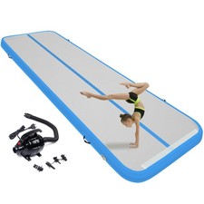 13ft/16ft/20ft Inflatable Air Gymnastics Mat Training Mats 4.3ft Widening 4 i...