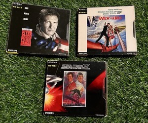 Lot of 3 Star Trek IV The Voyage Home A view to a kill Philips CD-i CD VCD