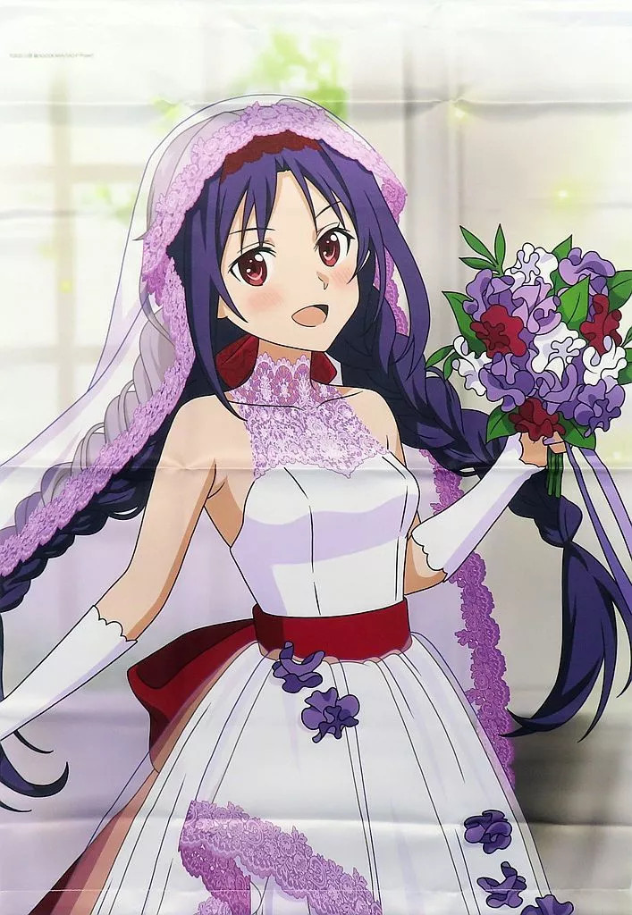 Sword Art Online Yuuki Vestido de Novia B2 Tapiz Pop Up Shop 2025