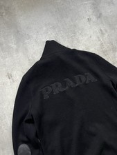 Prada Strickjacke Gr. S-M 48-50 Schwarz Wolle...