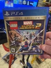 LEGO Marvel Super Heroes 2 PS4 Action Adventure Multiplayer Tested Free Ship