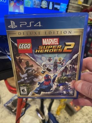 LEGO Marvel Super Heroes 2 PS4 Action Adventure Multiplayer Tested Free Ship