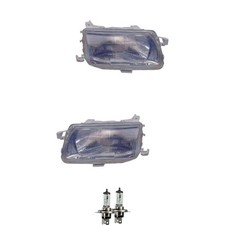Halogen Scheinwerfer Set H4 für Opel Astra F Caravan Van CC inklusive Lampen