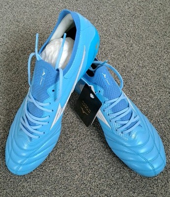 Mizuno Morelia Neo IV Beta hergestellt in Japan fester Untergrund Fußballschuhe UK Größe 8,5