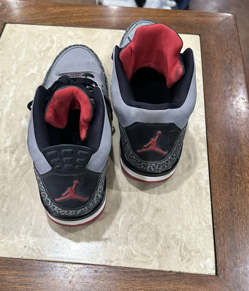 Jordan Son of Mars Bajo Cemento Gris Gimnasio Rojo Negro Zapatos Talla 11 Foto 3 de 4