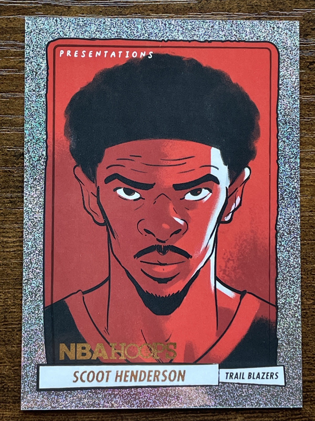 2023-24 Panini NBA Hoops - Presentations Scoot Henderson #19 (RC) SSP Blazers🔥