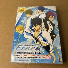 Free Iwatobi Swim Club Season 1-3 + OVA + Special + Movie Anime DVD English Dub