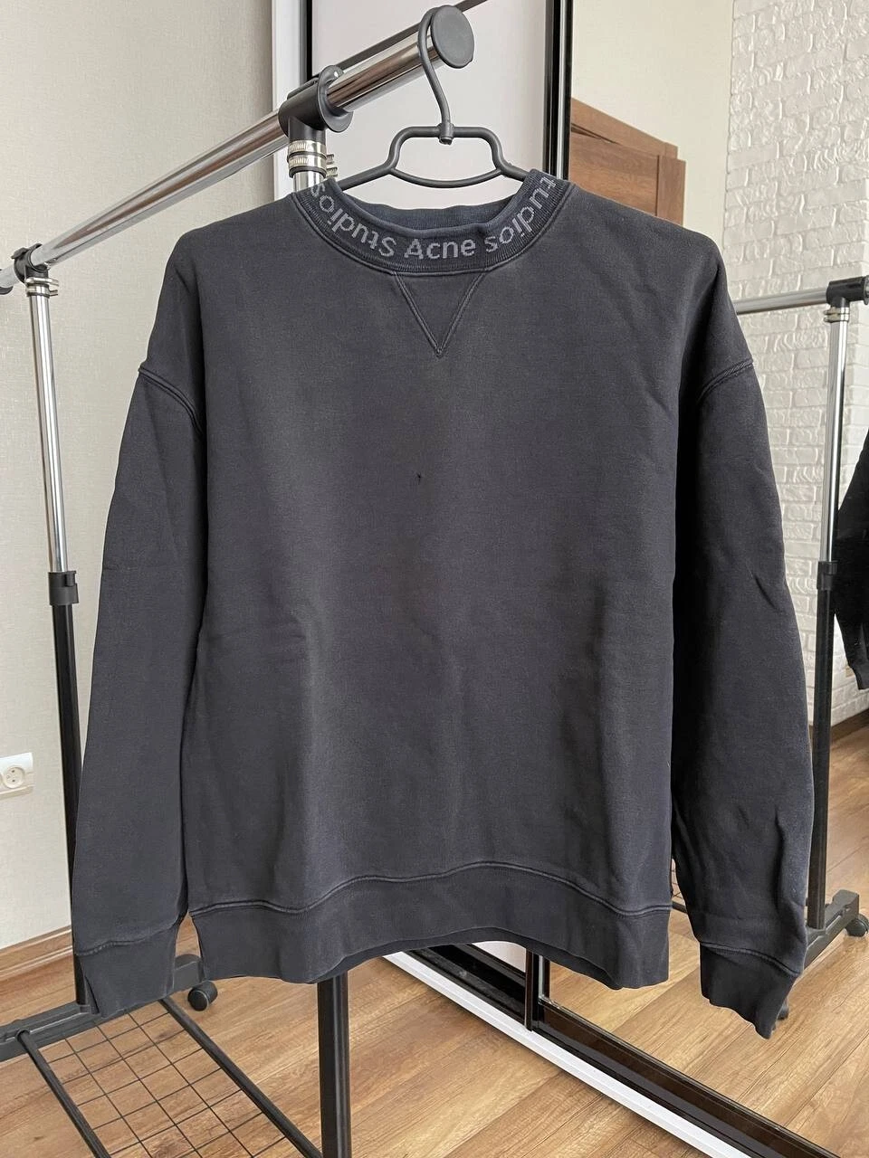 Maglione felpa Acne Studios Flogho collo alto logo