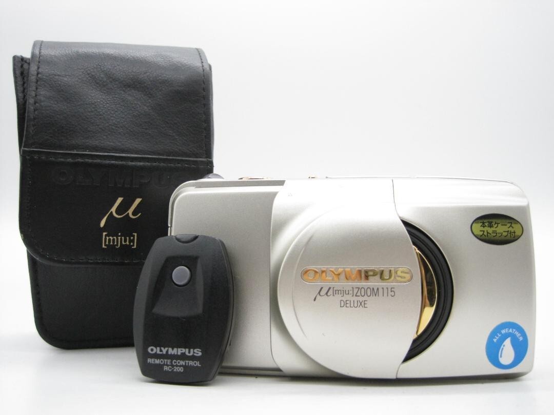 訳アリ品】オリンパス μ zoom 115 Deluxe 外観美品リモコン付