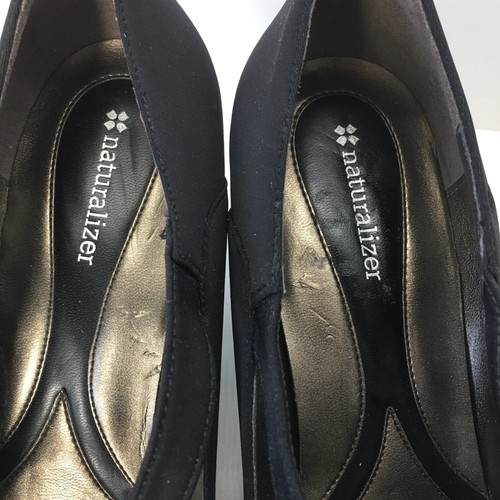 Naturalizer Women’s Black Fabric Mary Jane Pumps Shoes Size 9WW Cosplay Theatre - Picture 11 of 12