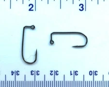 100 Matzuo CP117010 Black Aberdeen 90 Degree Jig Fish Fishing Hooks size 6