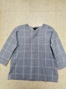 tahari plaid sweater