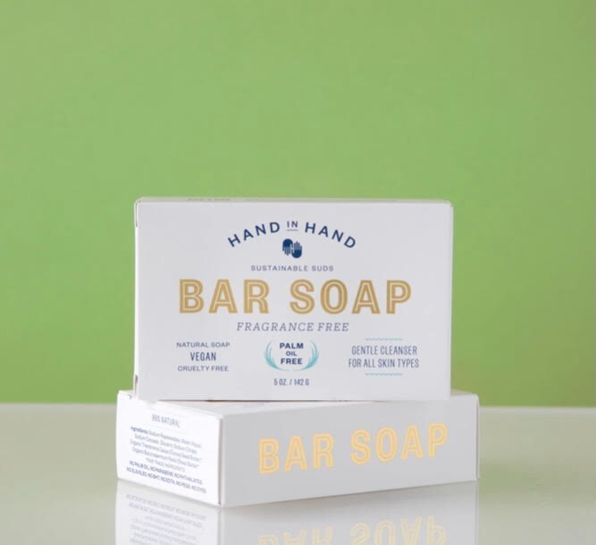 Hand In Hand Bar Soap Fragrance Free eBay