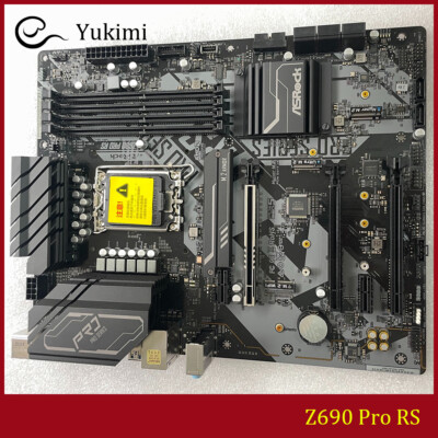 FOR ASROCK Z690 Pro RS DDR4*4 LGA1700 128GB HDMI+DisplayPort 1.4 Motherboard