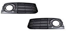 für AUDI A4 B8 08-11 2x Gitter Blende Stoßstange Nebelscheinwerfer Vorne  CHROM