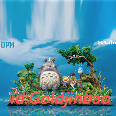 OPM Studios My Neighbor Totoro Resin Model Painted Pre-order Mei Fishing H22cm