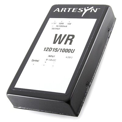 [1pcs] WR12D15/1000U DC-DC 18V to +/-15V 1A THT