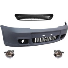 Set Stoßstange vorne Nebel+Grill für Opel Astra G OPC Look Bj. 97-04 Stoßfänger