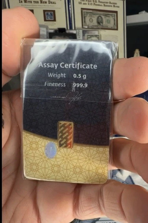 0.5 gram IGR Gold Bar - Istanbul Gold Refinery - 999.9 Fine in Sealed Assay -RME - Image 3 of 4
