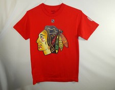 Chicago Blackhawks Marian Hossa NHL Hockey Stadium Series T Shirt REEBOK SMALL S