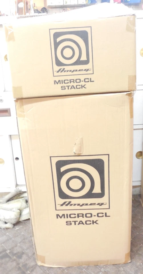 Ampeg MICRO-CL Stack 2X10" 100 Watt Bass Amplifier Head & Cabinet - Image 4 of 4