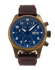IWC Pilot’s Chrono IW387910 Bronze 41mm Blue Dial Watch