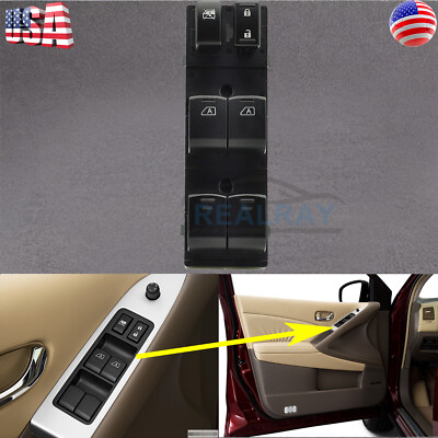Driver Power Window Master Switch For Nissan Murano LE SL S 2009-2014 3.5L 4Door