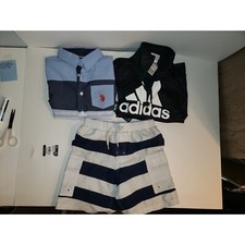 Ralph Lauren Adidas Boys Outfit Set Shirt Jacket Swim Trunks