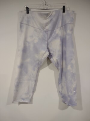 Nike One Dri-Fit Mid-Rise Crop Length Leggings Women's 2X