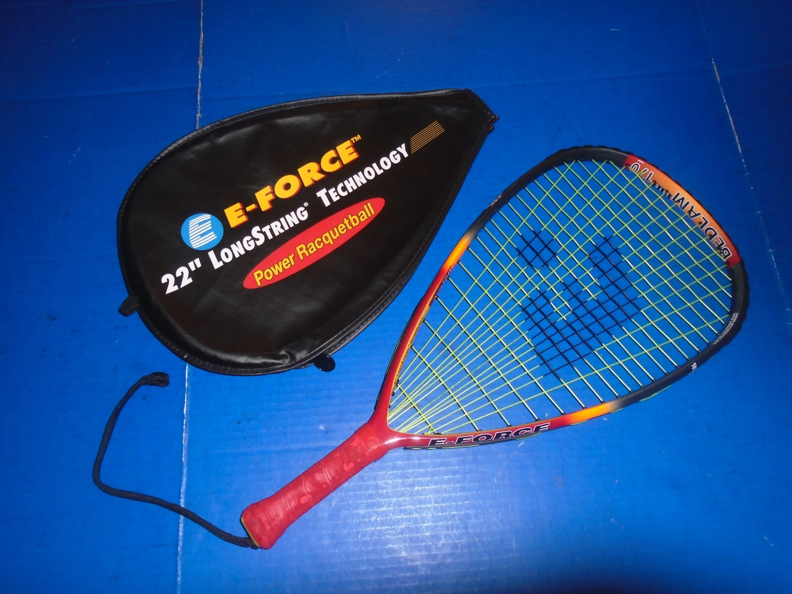 EForce Bedlam Lite 170g Racquetball Racquet. TriCarbon Frame. 3 5/8
