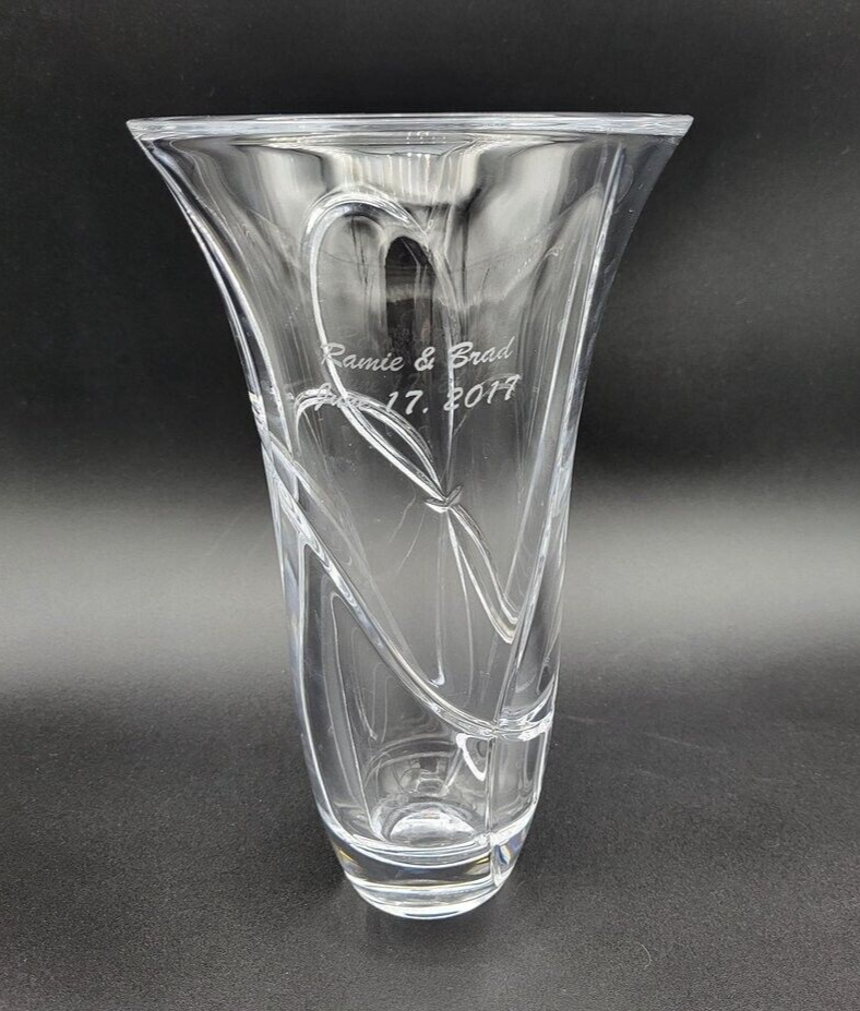 Vera Wang by Wedgwood Crystal Vase 