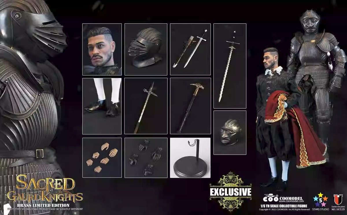 COOMODEL SE119 SACRET GUARD KNIGHT LIMITED EDITION BRASS 1/6
