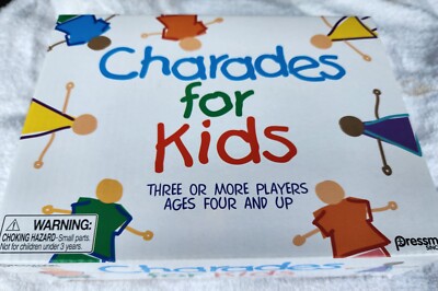 NEW Pressman Charades For Kids Game For 3 or More Players - 450 Charades Ages 4+