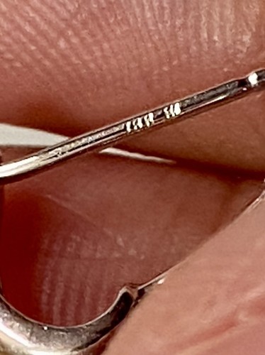 MASSIVE 18K WEISSGOLD PERLEN DIAMANTEN OHRHÄNGER - 9,1 GR - OMEGA RÜCKSEITEN - Bild 10 von 11