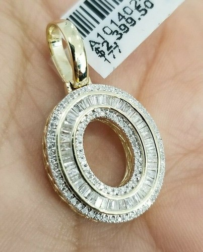 Initial Alphabet Letter O Pendant Charm 