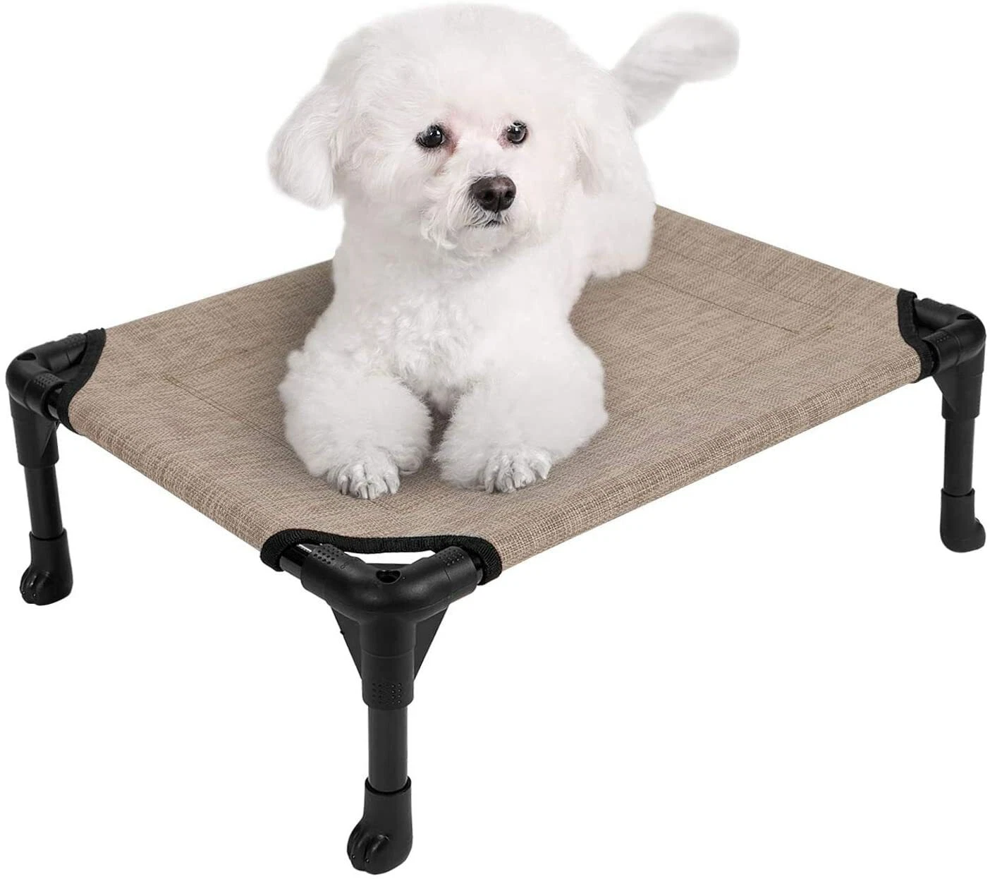 Veehoo Cooling Elevated Dog Bed Portable Raised Pet Cat Breathable Mesh Beige
Opens in a new window 
