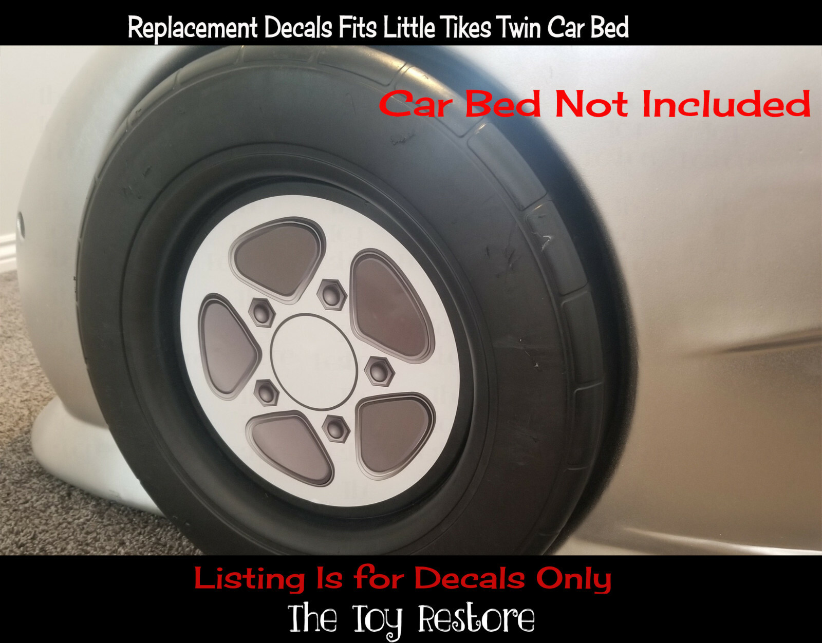 little tikes lightning mcqueen toddler bed decals