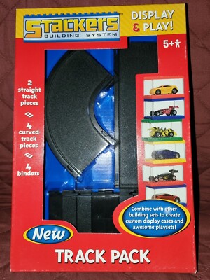 VTG 2002 ~NEW STACKERS BUILDING SYSTEM TRACK STRAIGHT CURVED RACING CHAMPIONS