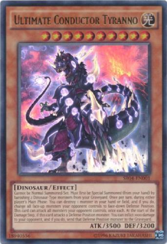 ULTIMATE CONDUCTOR TYRANNO *** ULTRA RARE SR04-EN001 MINT/NM