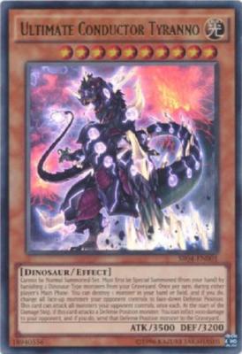 ULTIMATE CONDUCTOR TYRANNO *** ULTRA RARE SR04-EN001 MINT/NM