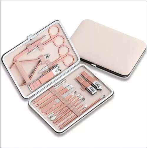 18 Piece Manicure Pedicure Cuticle Set Nail Care Cutter Clippers Tool Gift Kit - Picture 15 of 16