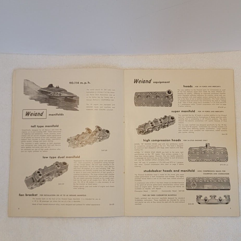 RARE Vintage 1949 Bell Auto Parts Racing Catalog THIS IS THE ONE!! DO ...