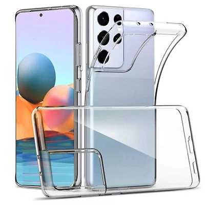 ORIA Handy Hülle Silikon Schutz Tasche TPU Soft Case Backcover Bumper TRANSPARENT