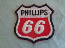 PHILLIPS 66 UNIFORM PATCH - NEW VINTAGE - ORIGINAL - OIL GAS - 2.5 x 2.5 INCHES
