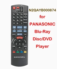 N2QAYB000874 Replace for PANASONIC Blu-Ray Disc/DVD Player Remote Control